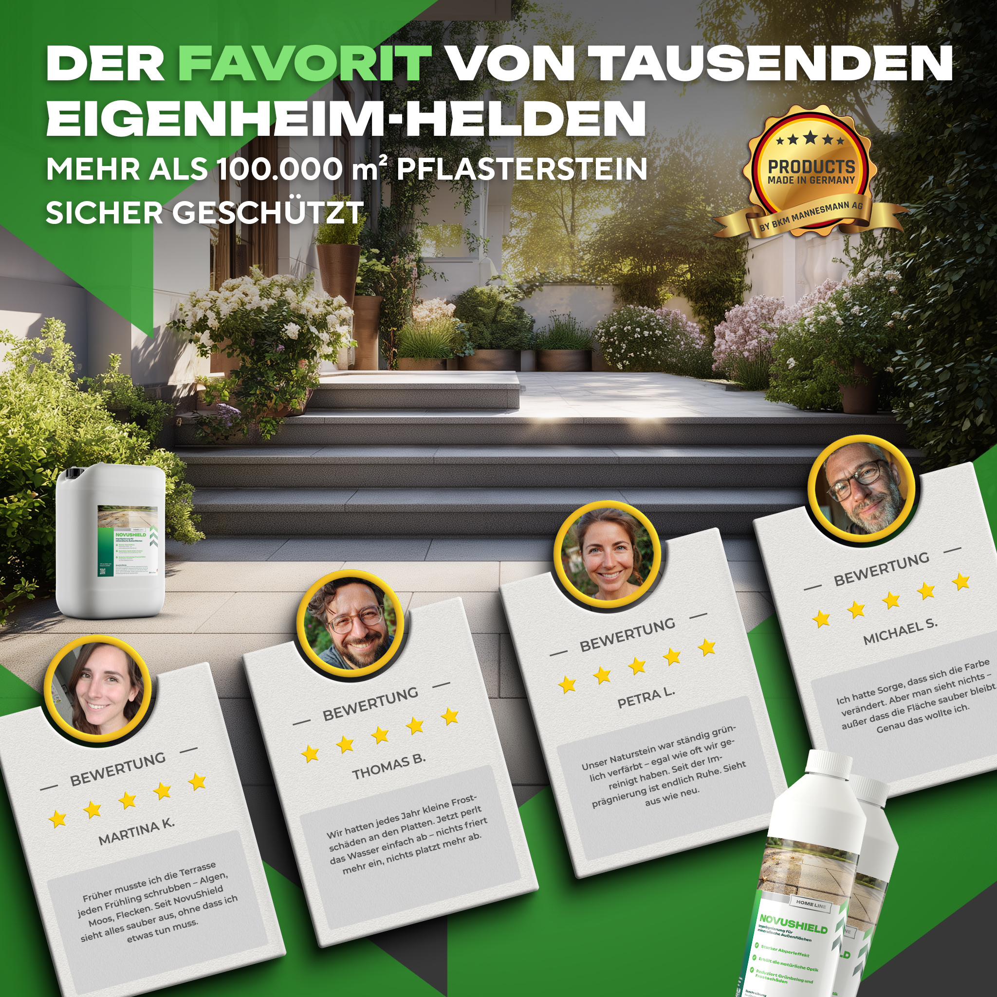 NovuShield - Pflaster- und Betonimprägnierung