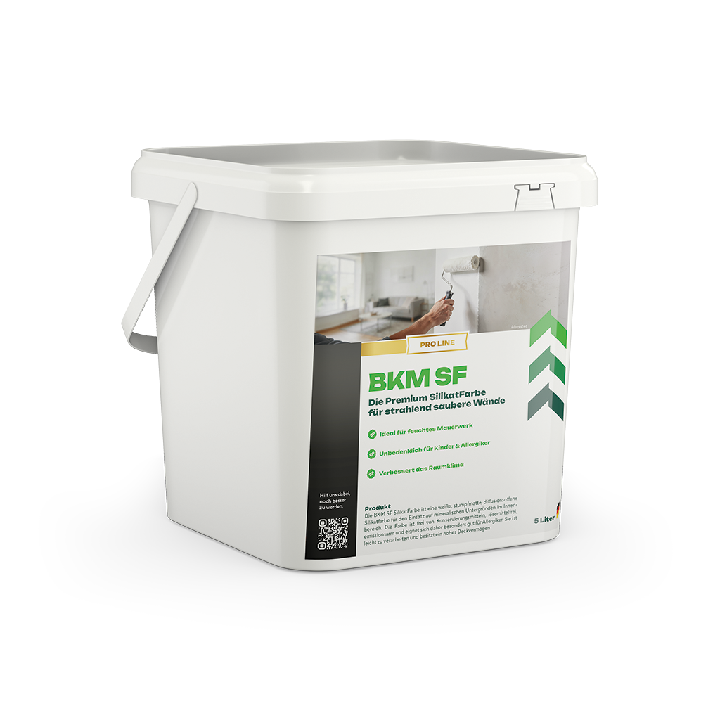 Produktbild_001_BKM_SF_SilikatFarbe_5Liter_DE.png Eimer, Wandfarbe, Profifarbe, Silikatfarbe, 5 Liter