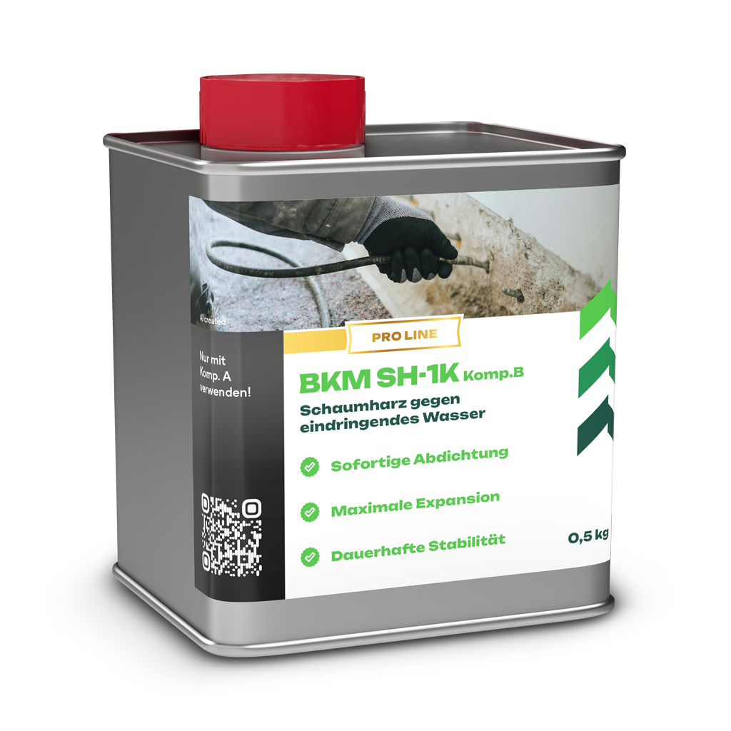 Produktbild_001_BKM_SH-1K_KompB_DE.png BKM SH-1K Schaumharz gegen eindringendes Wasser