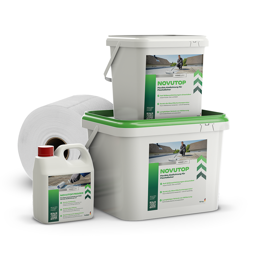 NovuTop Set - Flachdachabdichtung - Garagen und Carports
