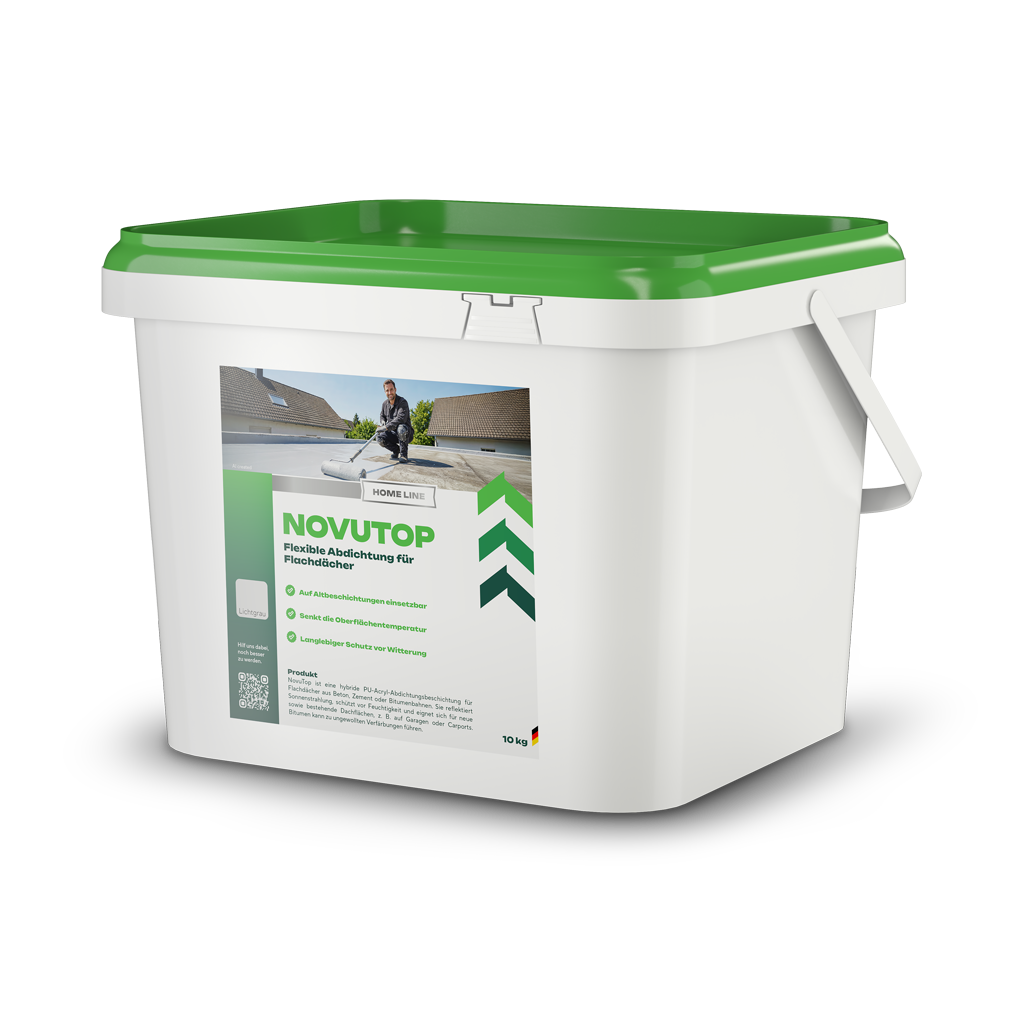 Produktbild_001_NovuTop_Lichtgrau_10kg_DE.png NovuTop - Flachdachabdichtung - Garagen und Carports