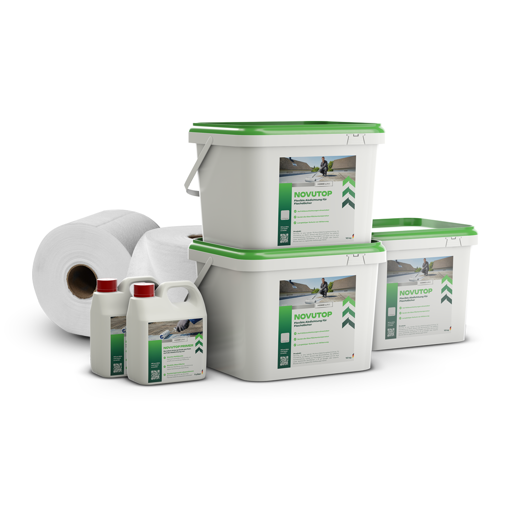 NovuTop Set - Flachdachabdichtung - Garagen und Carports