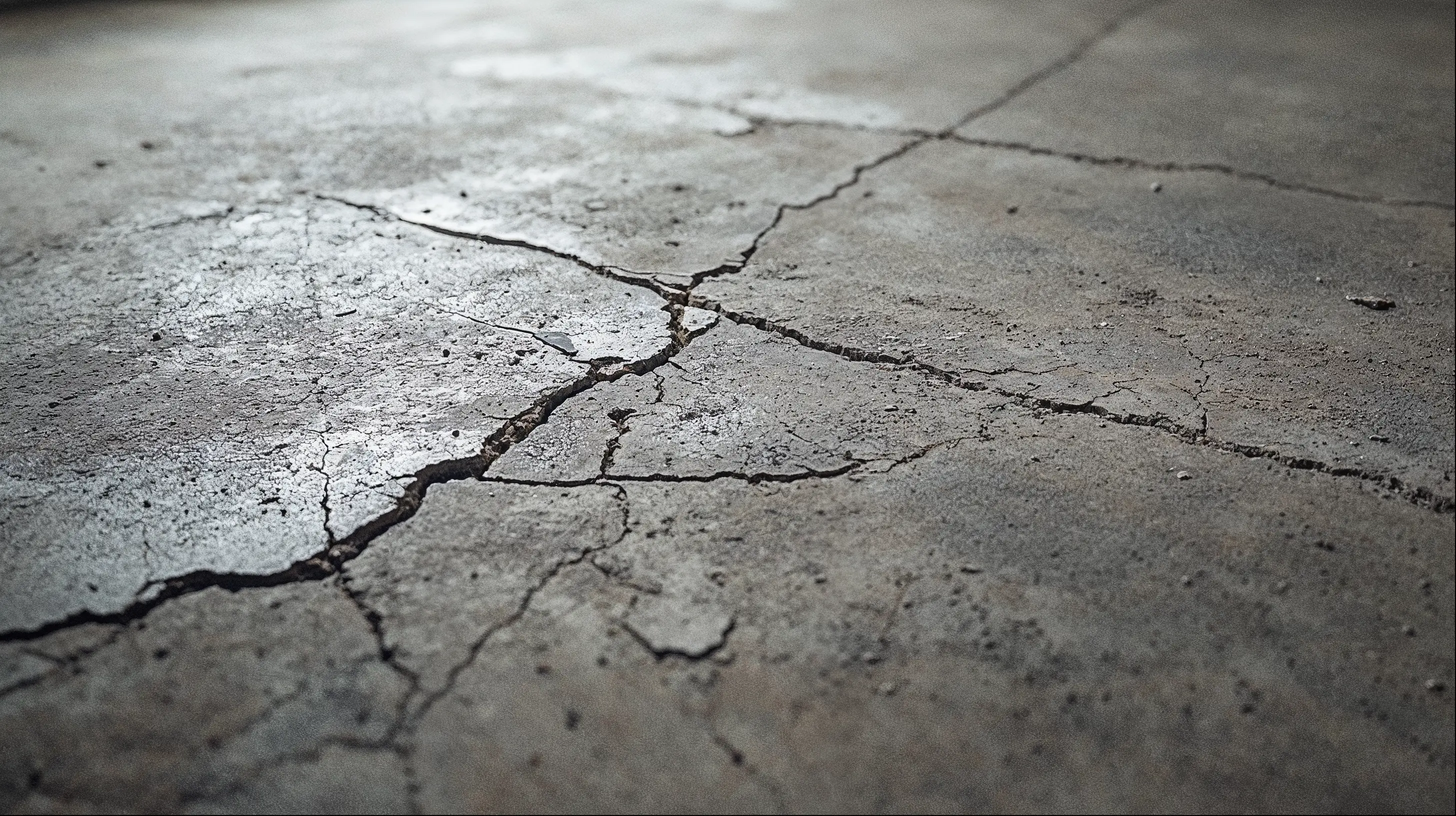 rissiger betonboden, der förmlich nach einer risssanierung schreit :)
