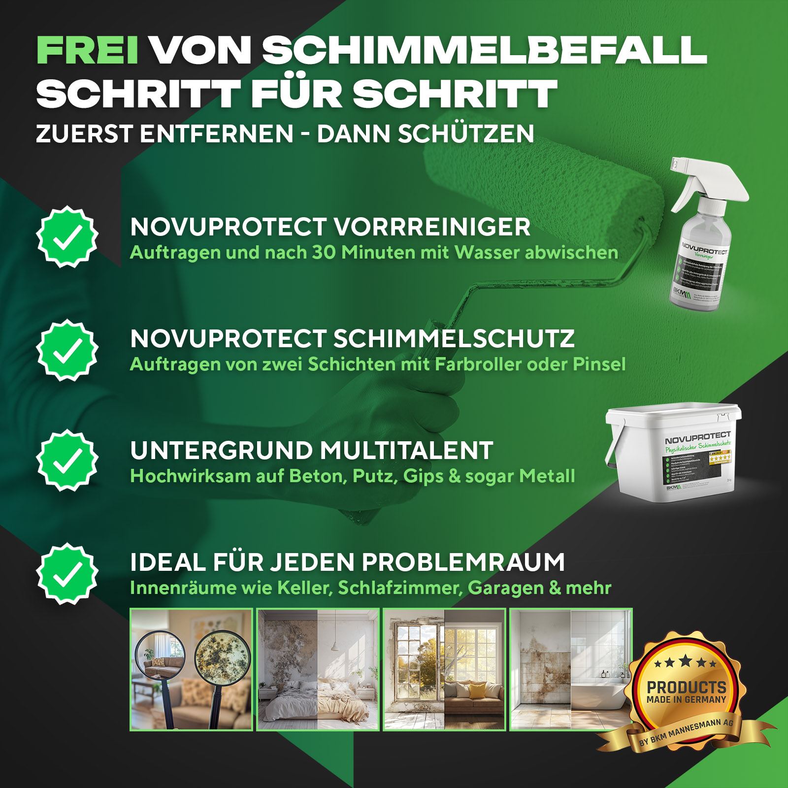NovuProtect Schimmelschutz-Set